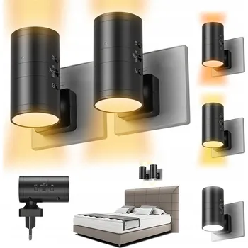 Nástěnné svítidlo Nástěnné svítidlo Bedee černé, integrovaný LED zdroj 3 W