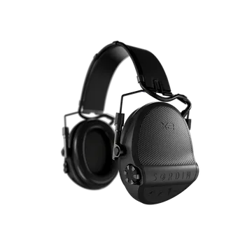 Chránič sluchu Sluchátka Sordin X2 (headband;kůže;gel;černé)
