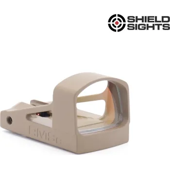 Kolimátor Shield Sights GBR Kolimátor Shield Reflex Mini Sight Compact (RMSC) GLASS edition 4MOA Dot (3.25MOA) FDE