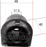Držák, Příčný stabilizátor CORTECO 49371888