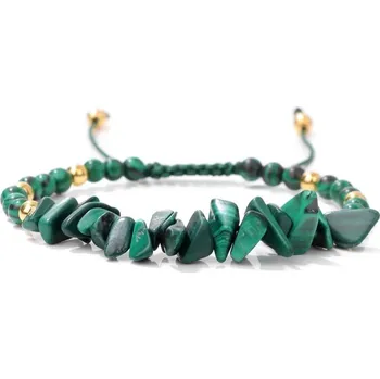 Náramek Minerální náramek z kamenů ametyst růženín | šperky - FA0382