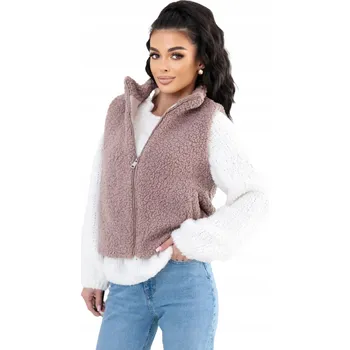 Dámská vesta Dámská chlupatá vesta "Beránek" na zip