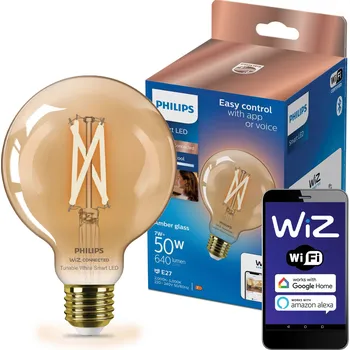 Žárovka Philips 8719514372207 chytré osvětlení, inteligentní žárovky 7 W, zlatá, průsvitná