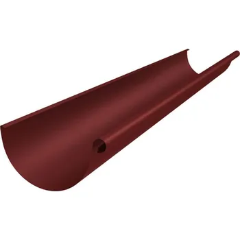 okap Žlab okapový ROBUST rozvinutá šířka 250 mm ocelově červená - 6 m