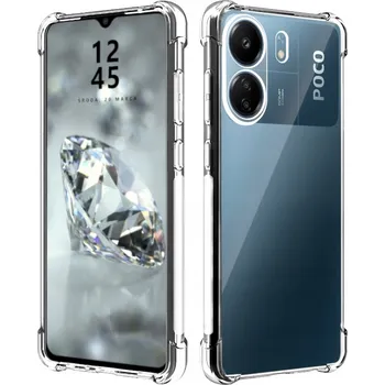 Pouzdro na mobilní telefon Zadní Kryt BBE CASE pro Poco C65 4G / Redmi 13C 4G bezbarvý