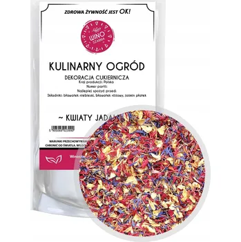 Jedlá dekorace na dort Květiny na dort Kulinářská zahrada - 20g Jedlé květy