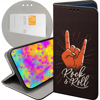 Pouzdro na mobilní telefon Flipové pouzdro Hello Case pro Samsung Galaxy A17 5G, vícebarevné