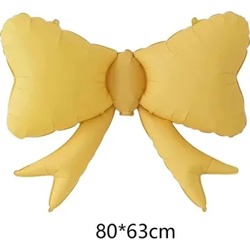 Party dekorace Barevná motýlí dekorace | balónek - žlutá mašle , Ostatní