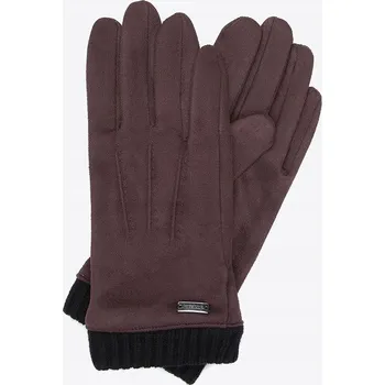 Rukavice PÁNSKÉ KLASICKÉ RUKAVICE WITTCHEN 39-6P-018-B M/L TMAVĚ HNĚDÉ POLYESTER