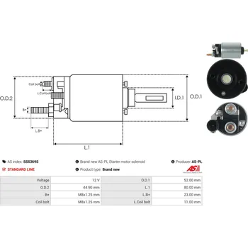 Alternátor Čepička, generátor AS-PL Sp. z o.o. ABR4015