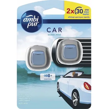 Vůně do auta Osvěžovač vzduchu do auta Ambi Pur vůně Ocean Mist 2x2 ml