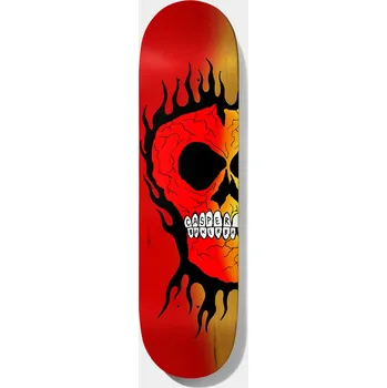 Skateboard Baker Rasta Skull (pink/orange/red) 8.5