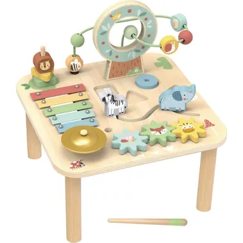 Hračka pro nejmenší Tooky Toy Aktivity stolek pro nejmenší Pastel