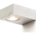 RENDL KORSO II nástěnná česaný hliník 230V LED 2x3W 120° IP54 3000K R12831