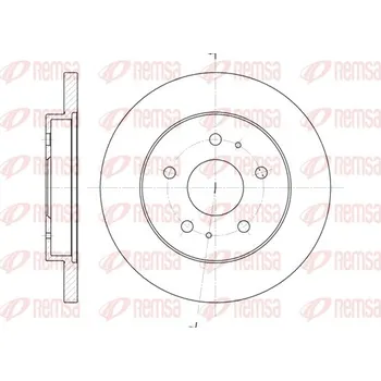 Brzdový kotouč Brzdový kotouč REMSA 61143.00