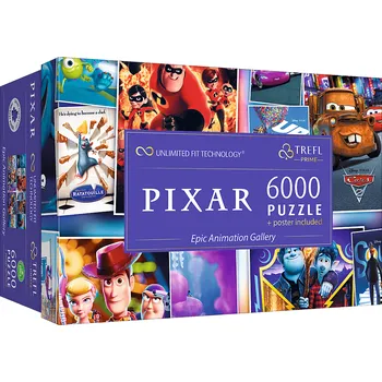 Puzzle TREFL Puzzle UFT Epická animovaná galerie Disney Pixar 6000 dílků