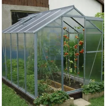 Skleník Skleník polykarbonátový LanitPlast LIMES Viva V6 (š/d/v): 1,97 x 3,00 x 2,02 m, PC 6 mm, balení 1 ks