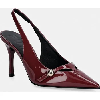 Dámská obuv Kožené lodičky Furla Sfera Slingback YK87SFE.X70000.26700 burgundské 83X, EUR 38