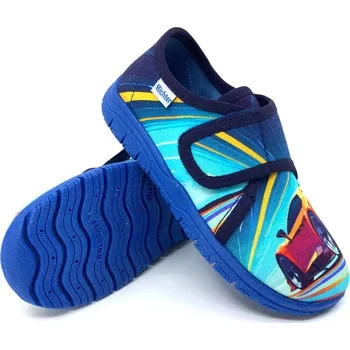 Chlapecké bačkory Chlapecké bačkory Richter 9000-3296 Baumwolle Dig. Roads2 27, Vnitřní délka boty: 17,4 cm