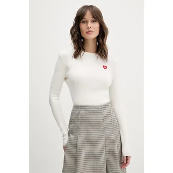 Pánský svetr Svetr HUGO Sarpha 50554317 béžová 01X, vel. M