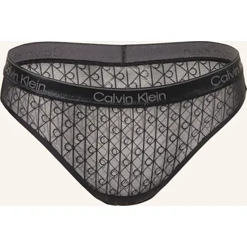 Dámské spodní prádlo Calvin Klein Dámské Kalhotky Icon Lace Metallic, černá, 40