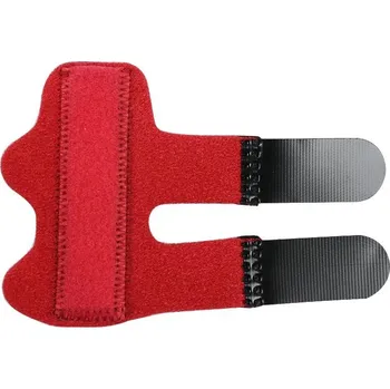 Prstová dlaha s nastavitelnou fixací | ortéza na prst - Červený