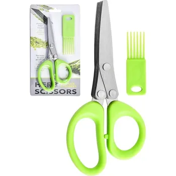 Kuchyňské nůžky Kuchyňské nůžky na bylinky vícevrstvé | krájecí nástroj - 5 vrstev