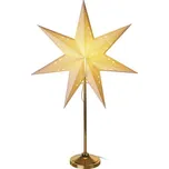 EMOS vánoční hvězda papírová se zlatým stojánkem, 45 cm, vnitřní (DCAZ15)