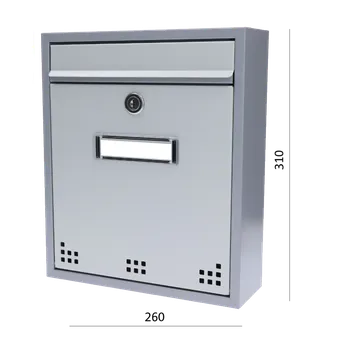 Poštovní schránka Poštovní schránka (260x310x90mm), šedá