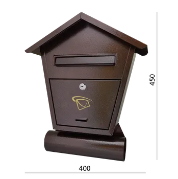 Poštovní schránka DOPRODEJ Poštovní schránka 400x450x70mm měděná