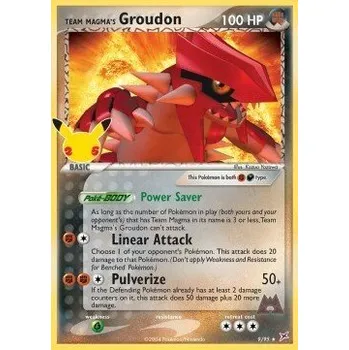 Karetní hra Team Magma's Groudon 009/095 - Celebrations