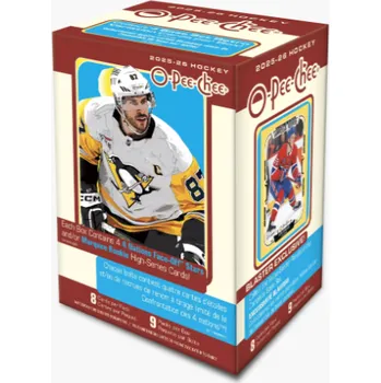 Sběratelský sportovní předmět Hokejové karty NHL 2025-26 Upper Deck O-Pee-Chee Blaster Box