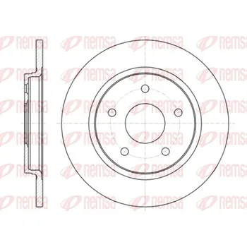 Brzdový kotouč Brzdový kotouč REMSA 61394.00