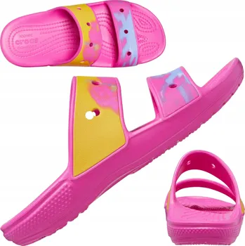 Dámské pantofle CROCS DÁMSKÉ PĚNOVÉ PANTOFLE SPORTOVNÍ LEHKÉ BOTY CLASSIC SANDAL vel. 38-39