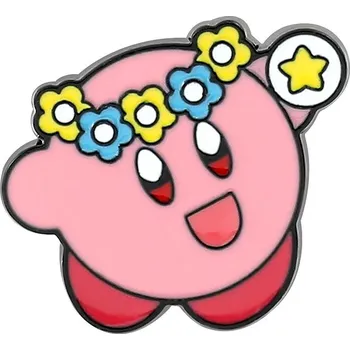 Kawaii kirby smaltovaný odznak anime dle vyobrazení anime Kirby