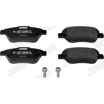 Auto-moto Sada brzdových destiček, kotoučová brzda JURID 573170J