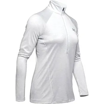 Dámské tričko Dámské tričko Under Armour New Tech 1/2 Zip - Twist - Dámské sportovní triko New Tech Twist s dlouhým rukávem a polovičním zipem od značky Under Armour, v různém barevném provedení. - 3025776