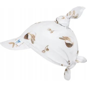 Šátek Mušelínový šátek s kšiltem pro miminka S - Lovely Bird
