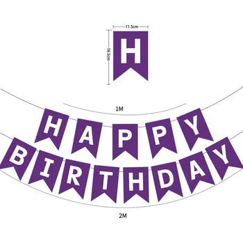 Party dekorace Narozeninová girlanda happy birthday | dekorace, party - 13