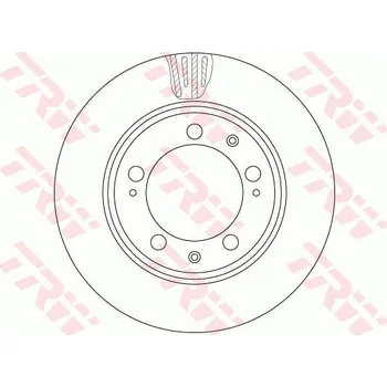 Brzdový kotouč Brzdový kotouč TRW DF6484S