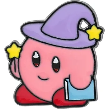 Kawaii kirby smaltovaný odznak anime | brož - Kirbyho brož-350852