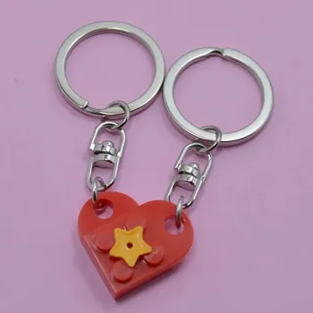Přívěsek 2 ks Párové klíčenky srdce pro pár | přívěsek - 11