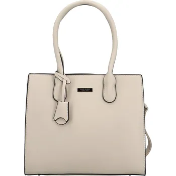 Kabelka Luxusní dámská kabelka do ruky Delami Bella Vita, krémová