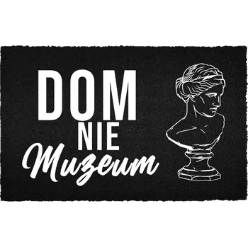 Rohožka VCHODOVÁ ROHOŽKA 40X60CM ČERNÁ KOKOSOVÁ PRO DŮM HUMOR DOMA, NE MUZEUM