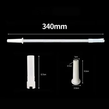 Silikonové dlouhé brčko univerzální | náhradní brčko - 340 mm