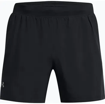 Pánské kraťasy Pánské běžecké šortky Under Armour Launch 5" black/black/reflective