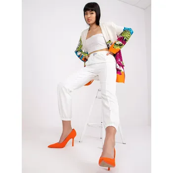 Dámské kalhoty DHJ SP 15832 kalhoty.64 bílých XL