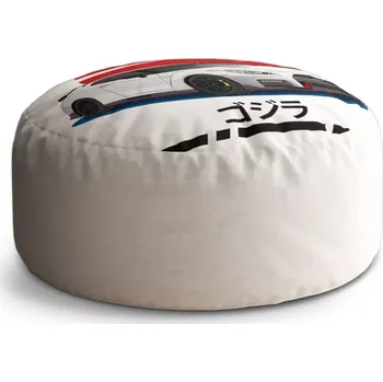 Taburet Sablio Taburet Circle Nissan GTR 35 Japonské slunce: 38x48 cm