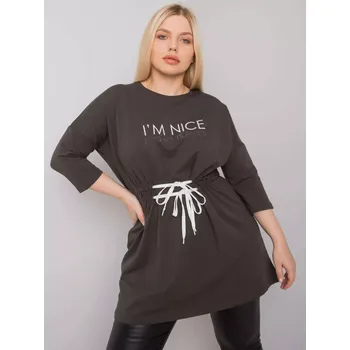 Dámská košile Tunika RV TU 7033.84P tmavá khaki jedna velikost