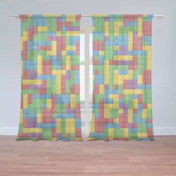 Záclona Sablio Záclony Barevná stavebnice: 2 ks - 150x250 cm - Sablio